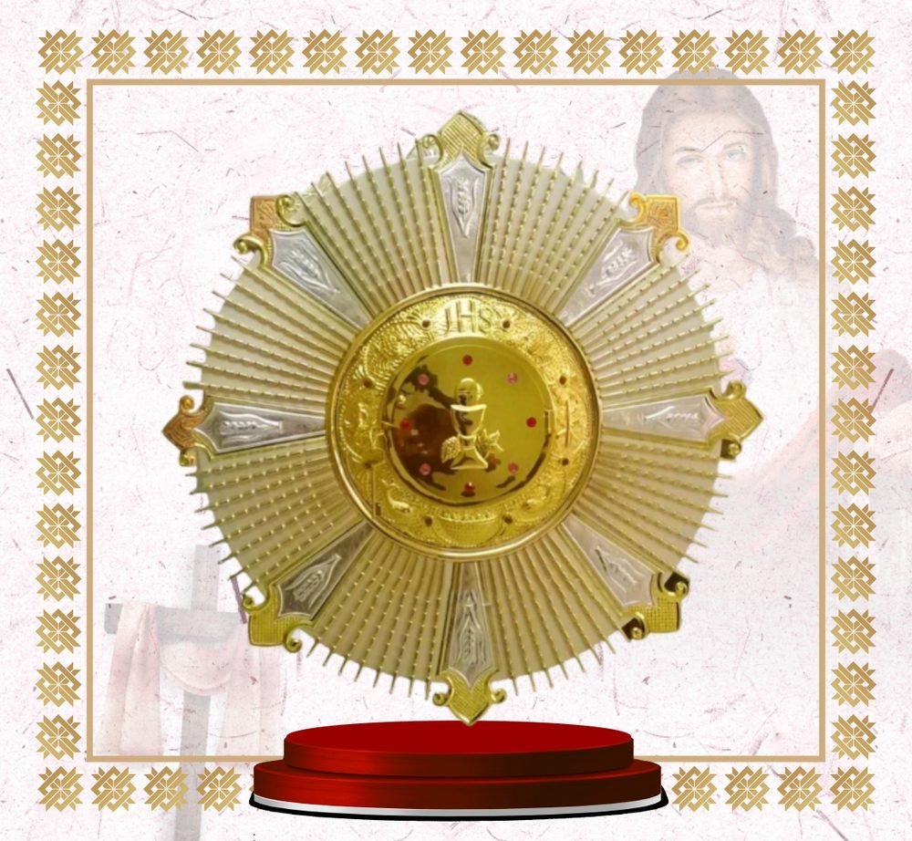 Gold Sunburst Backplate with IHS Medallion