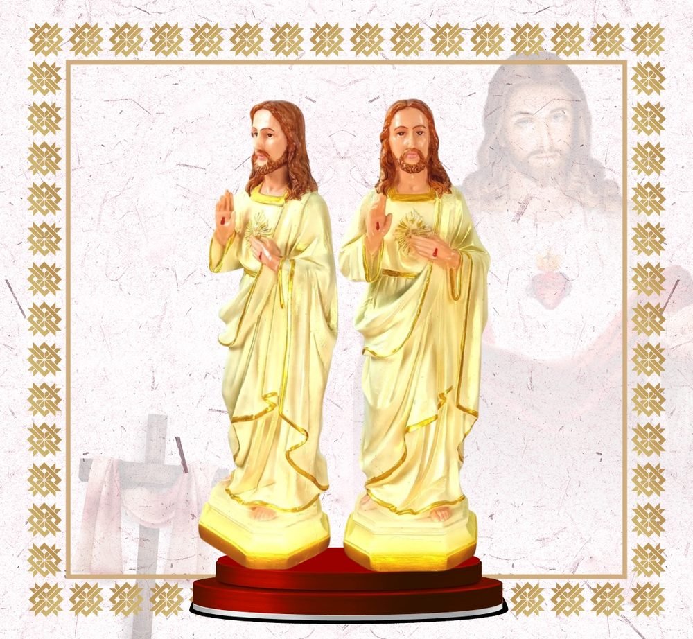 Sacred Heart of Jesus Statue, 15 inch