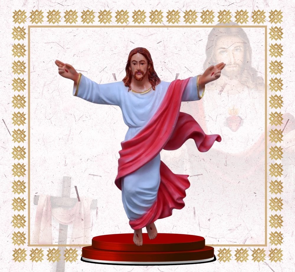 Risen Christ Statue, 12 inch
