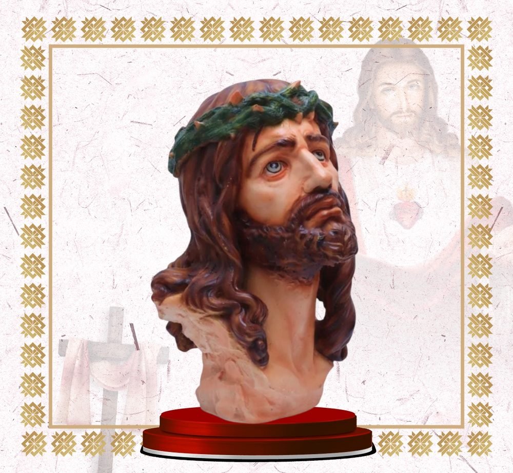 Ecce Homo Bust, Crowned with Thorns