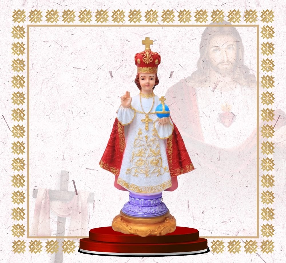 Infant Jesus of Prague Statue, 16 inch