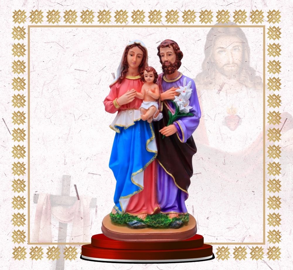 Holy Family Group, 15 inch, Blue Mantle